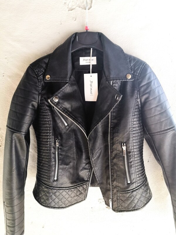 Fashionweek Bunda Ramoneska MOTO BIKER F1941