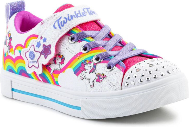 Skechers Twinkle Toes S Lights Twinkle Sparks Jumpin Clouds Jr 314809L-WMLT