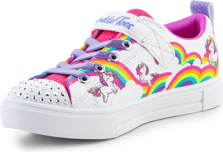 Skechers Twinkle Toes S Lights Twinkle Sparks Jumpin Clouds Jr 314809L-WMLT