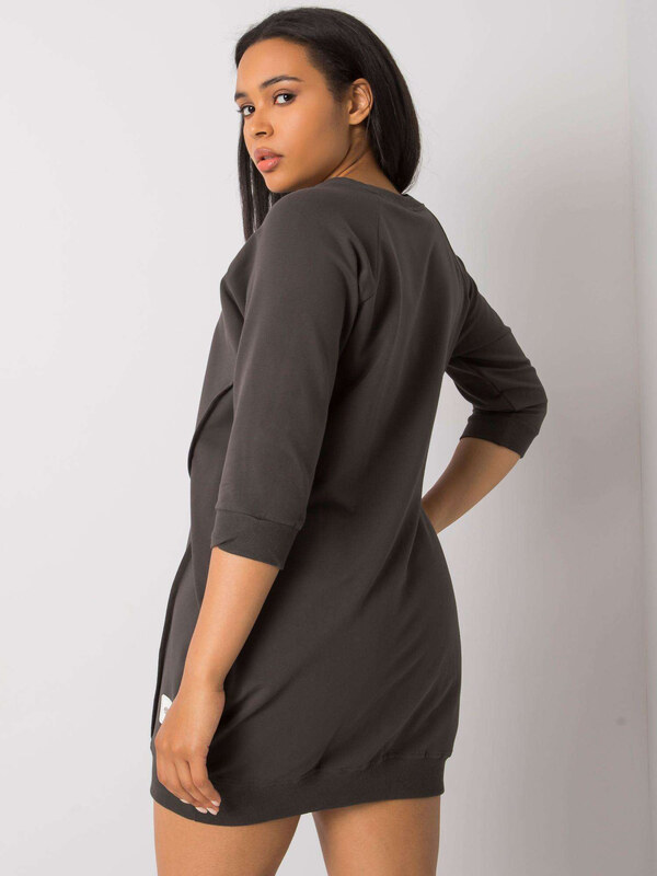 FPrice Šaty RV SK 6847.59P tmavá khaki