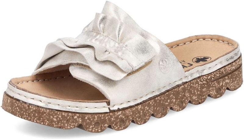 Dámske šľapky RIEKER V8763-60 béžová S6