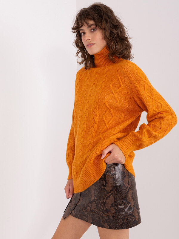 Wool Fashion Italia Sweater-AT-SW-2355-2.19P-Light Orange