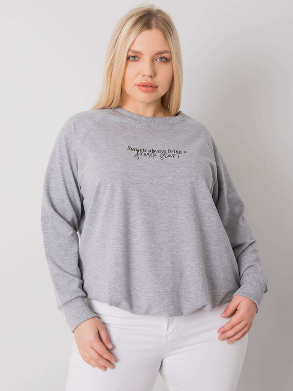 RELEVANCE Mikina Plus Size -RV-BL-7162.12P