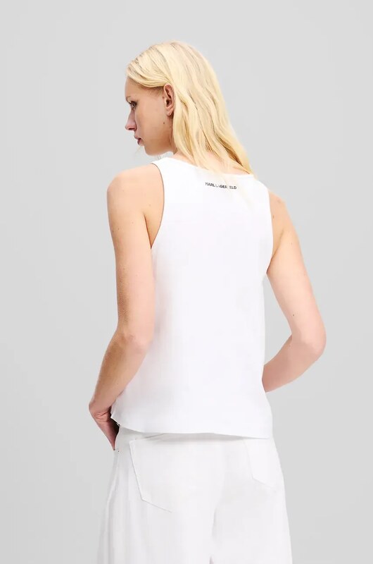 Bavlnený top Karl Lagerfeld