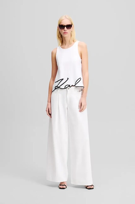 Bavlnený top Karl Lagerfeld