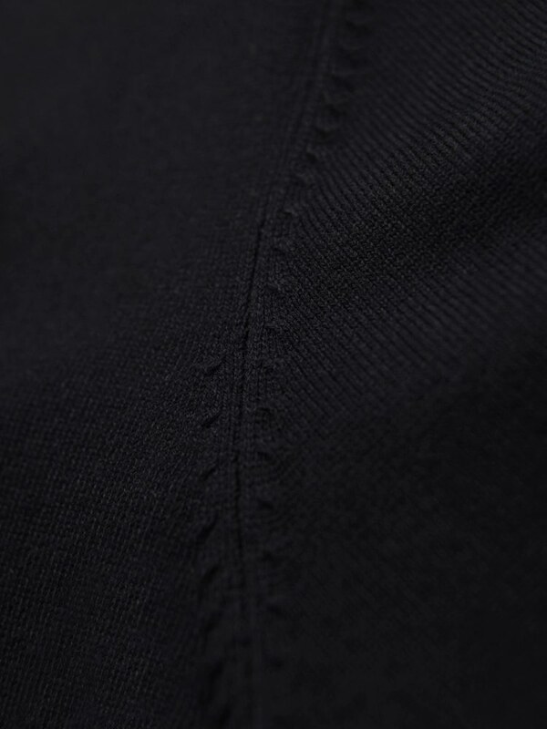 Ombre Clothing Pánsky čierny kardigán na gombíky V2 SWCD-0126