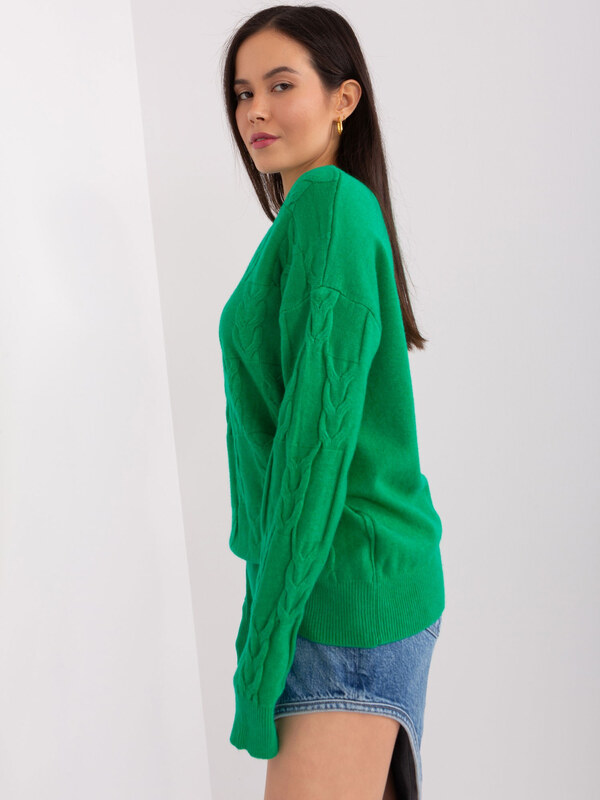 Wool Fashion Italia Sweater-AT-SW-2340.22-green