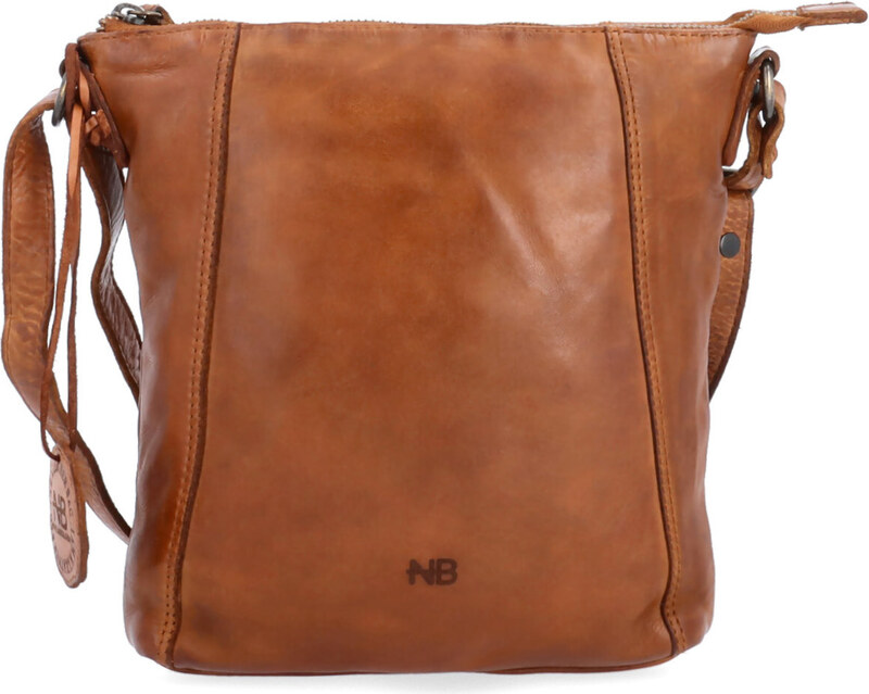 Kožená kabelka crossbody Noelia Bolger koňaková NB 2086 KO