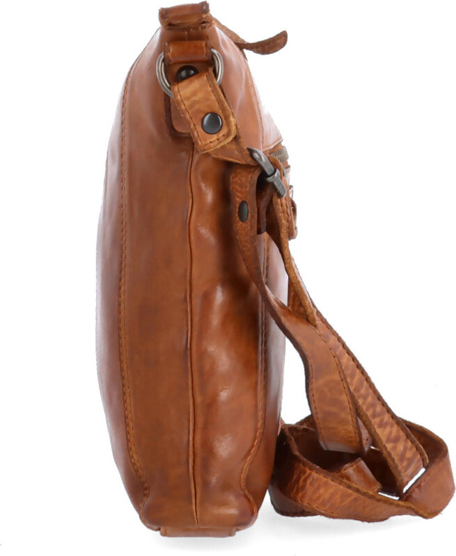 Kožená kabelka crossbody Noelia Bolger koňaková NB 2086 KO