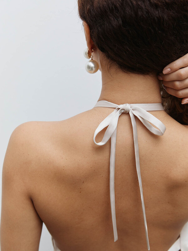 Fleur by Kaviar Gauche Večerné šaty tmelová