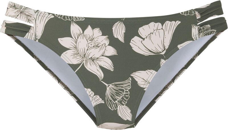 s.Oliver Bikinové nohavičky krémová / olivová