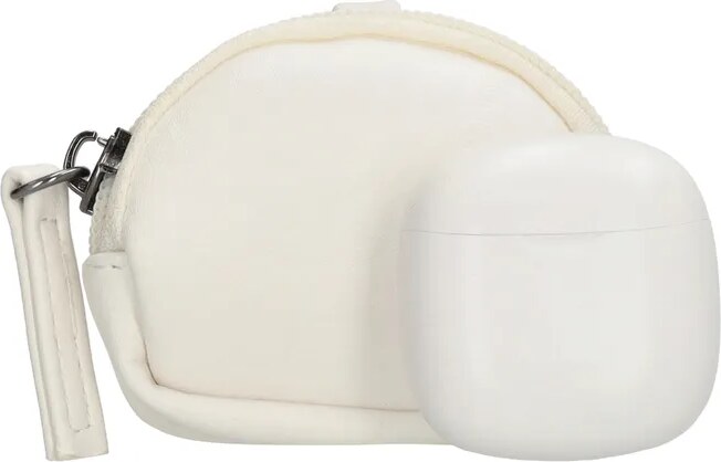 Beagles Biela kožená kabelka na mobil + mini vrecúško „DuoCarry“ 2v1