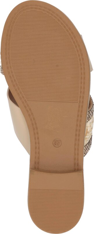 ABOUT YOU Šľapky 'Natalia' béžová / slonová kosť