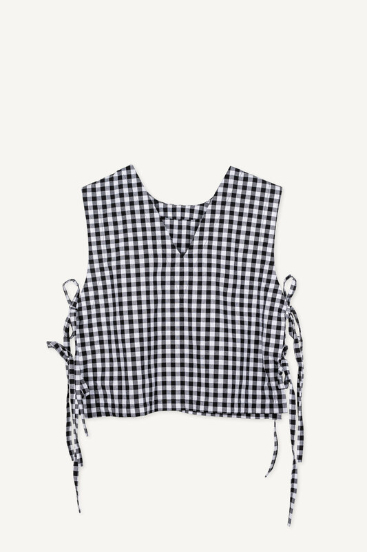 mile káro lastúria dámsky top S