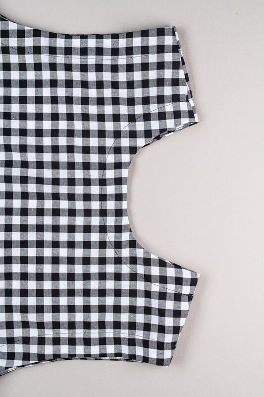 mile káro lastúria dámsky top S