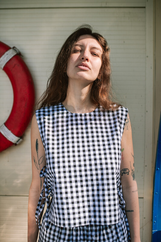 mile káro lastúria dámsky top S