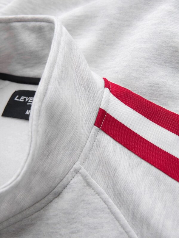 Ombre Clothing Zaujímavá šedá bomber mikina V1 SSZP-0219