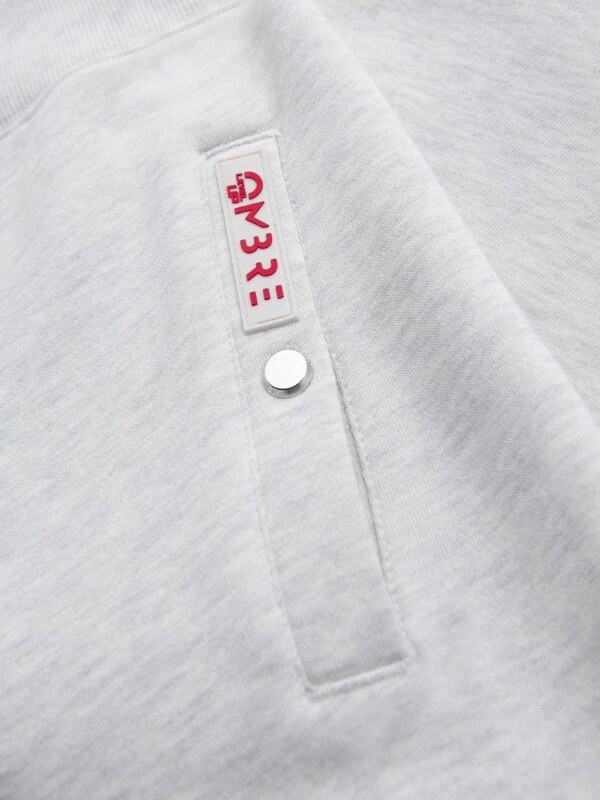 Ombre Clothing Zaujímavá šedá bomber mikina V1 SSZP-0219