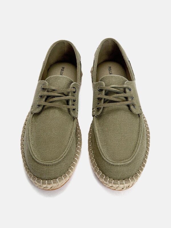 Pull&Bear Mokasíny kaki