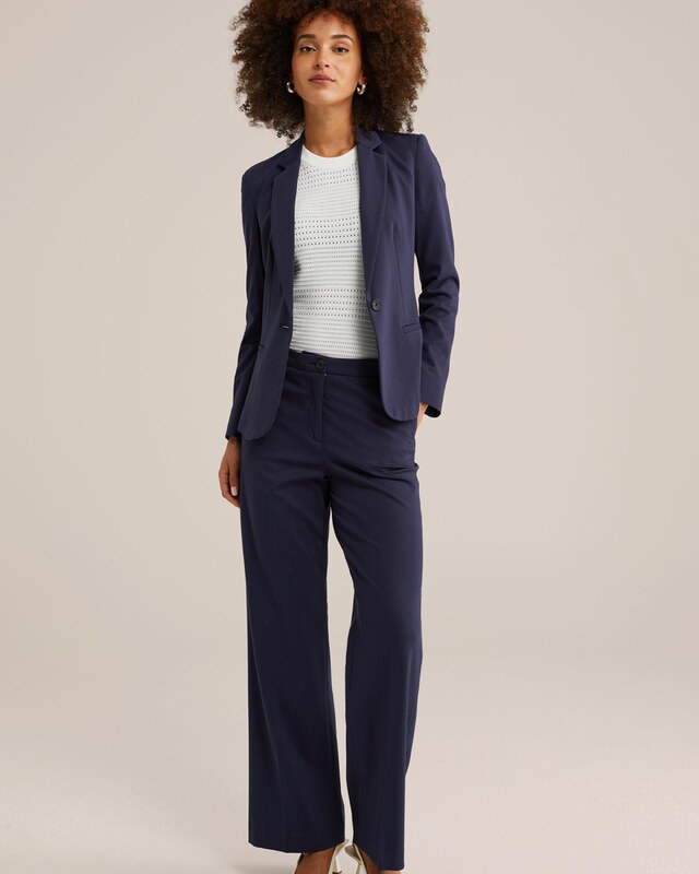 WE Fashion Blejzer tmavomodrá