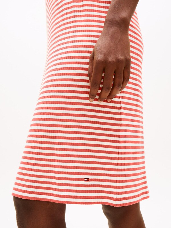 TOMMY HILFIGER Šaty lososová / biela