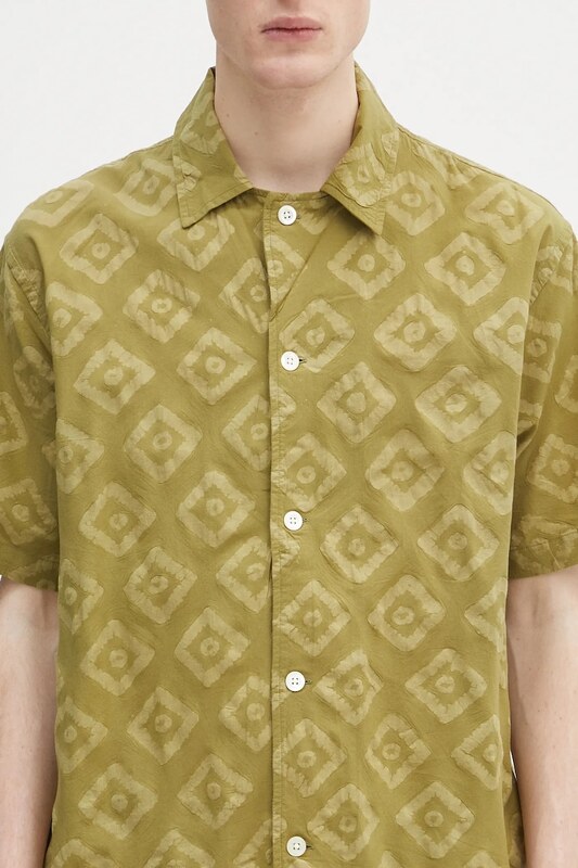 Bavlnená košeľa Norse Projects Mads Batik SS Shirt