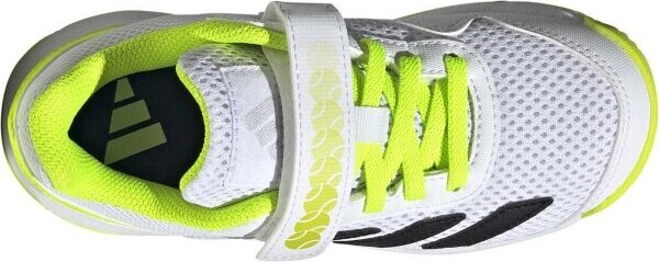 adidas COURTFLASH K COMFORT CLOSURE Detská tenisová obuv, biela, veľkosť 28