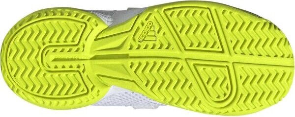 adidas COURTFLASH K COMFORT CLOSURE Detská tenisová obuv, biela, veľkosť 28