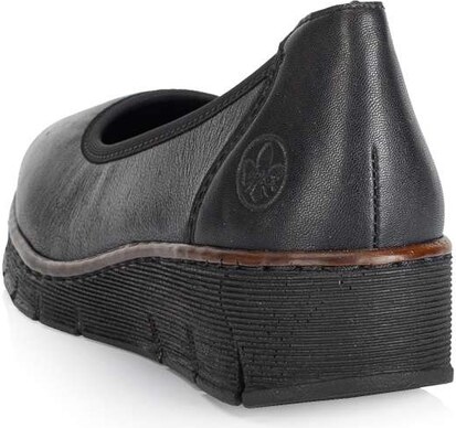 Dámske baleríny RIEKER 53755-00 čierna W5