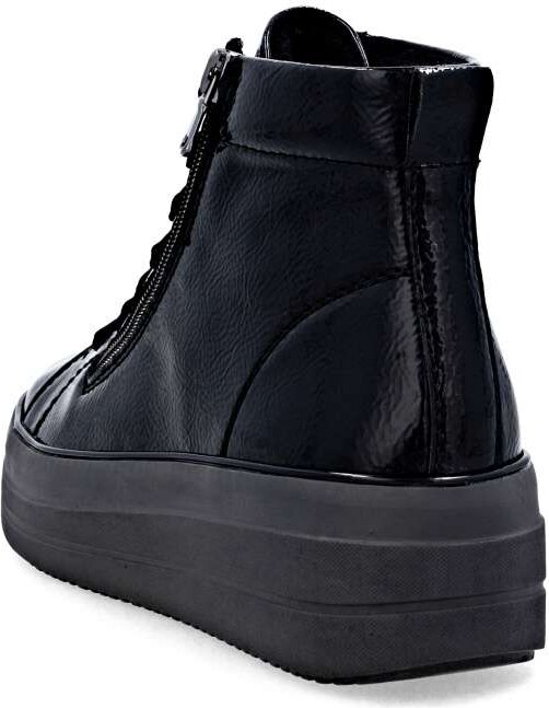 RIEKER Dámska členková obuv REMONTE D1C72-00 čierna W5