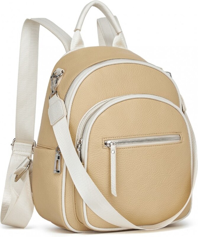 Miss Lulu Ruksak - malý s crossbody popruhom, žltý