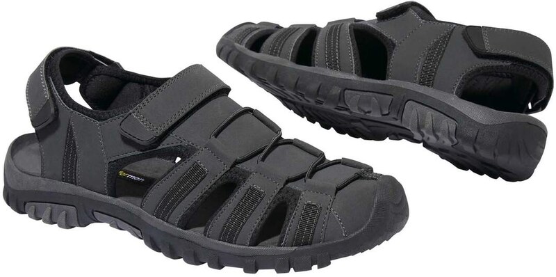 Sandále so zapínaním na suchý zips Atlas For Men Sivá