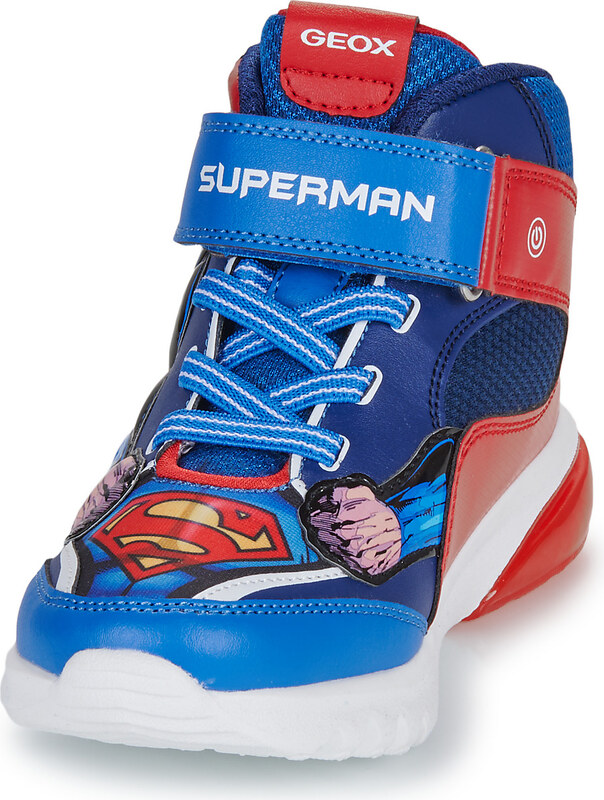 Geox Členkové tenisky J CIBERDRON BOY SUPERMAN Geox