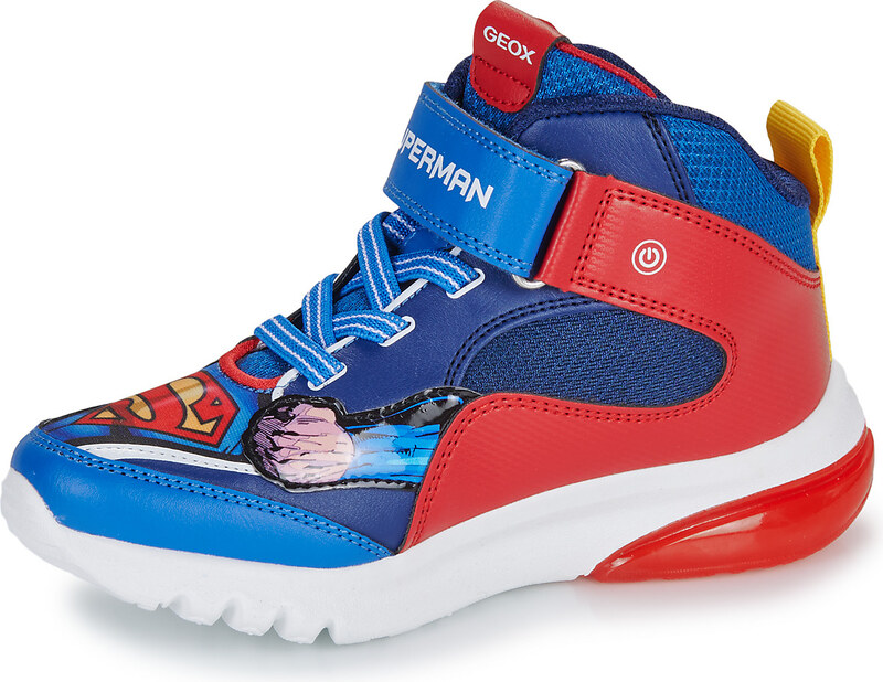 Geox Členkové tenisky J CIBERDRON BOY SUPERMAN Geox