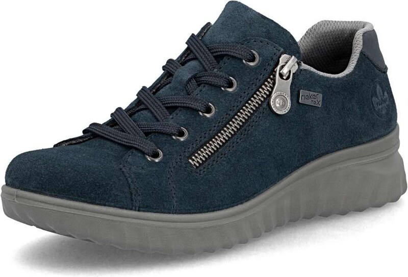 Dámske poltopánky RIEKER 59000-14 modrá W5