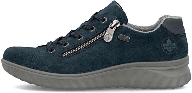 Dámske poltopánky RIEKER 59000-14 modrá W5