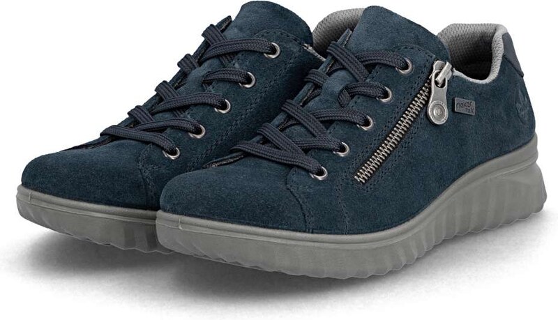 Dámske poltopánky RIEKER 59000-14 modrá W5