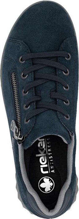 Dámske poltopánky RIEKER 59000-14 modrá W5