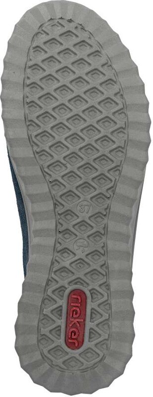 Dámske poltopánky RIEKER 59000-14 modrá W5