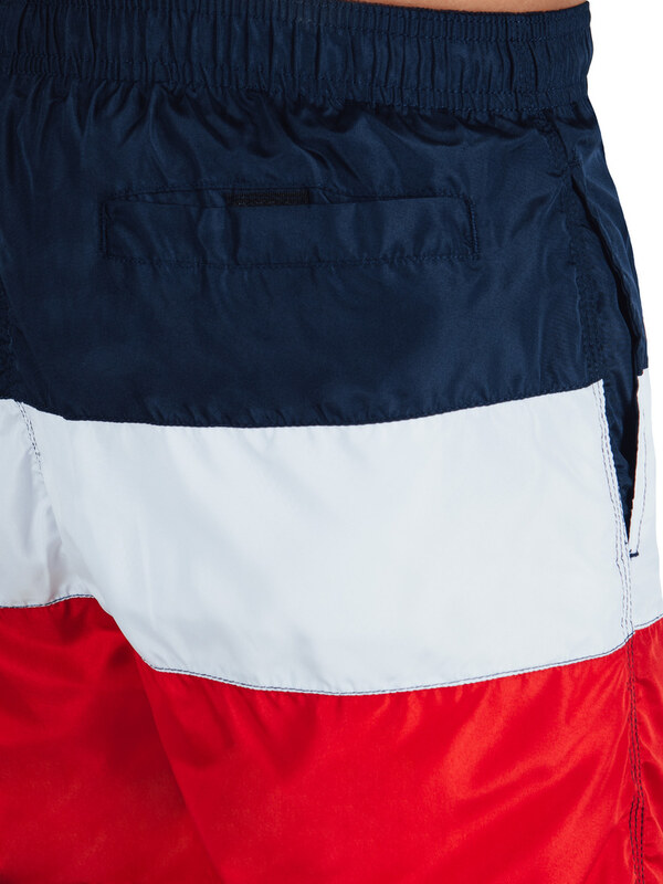 Pánske tmavomodré a sivé plavky Dstreet SX2516