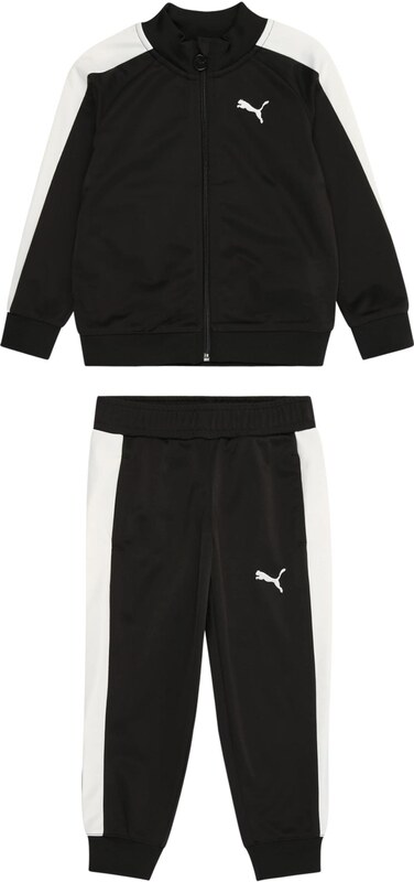 PUMA Joggingová súprava 'T7 ALWAYS ON' čierna / biela