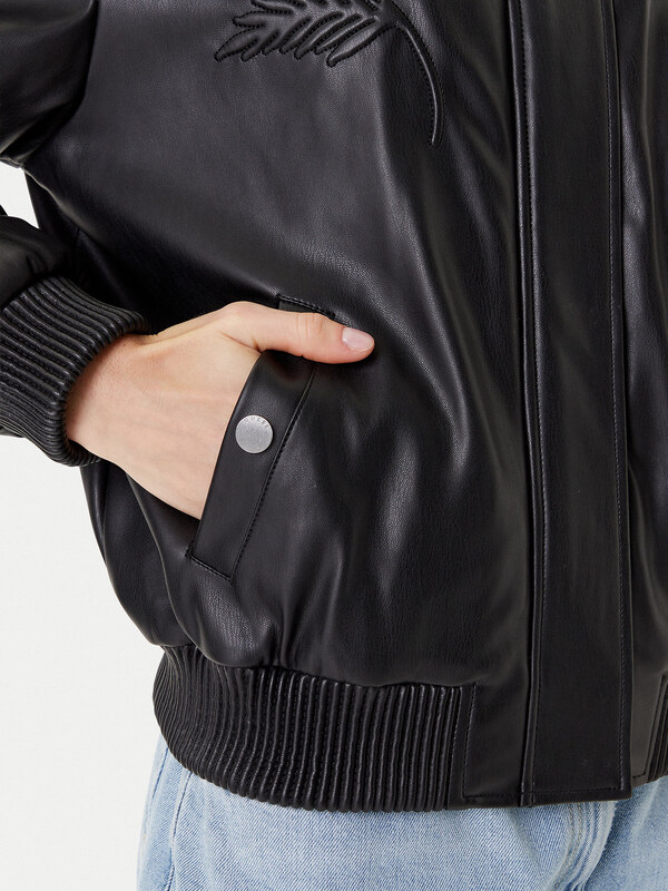 Bunda z imitácie kože Guess