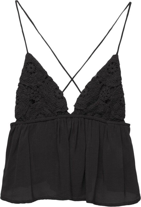 Pull&Bear Top čierna