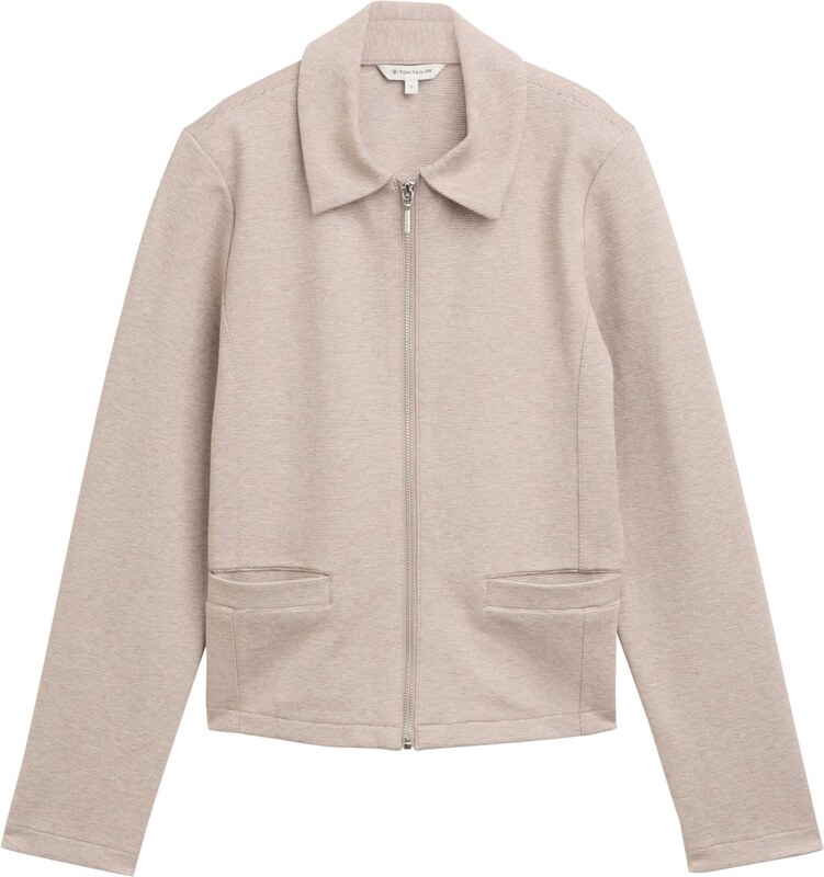 TOM TAILOR Prechodná bunda tmavošedá