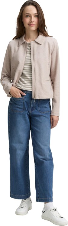 TOM TAILOR Prechodná bunda tmavošedá