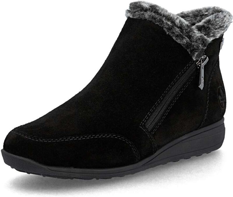 Dámska členková obuv RIEKER 47256-00 čierna W5