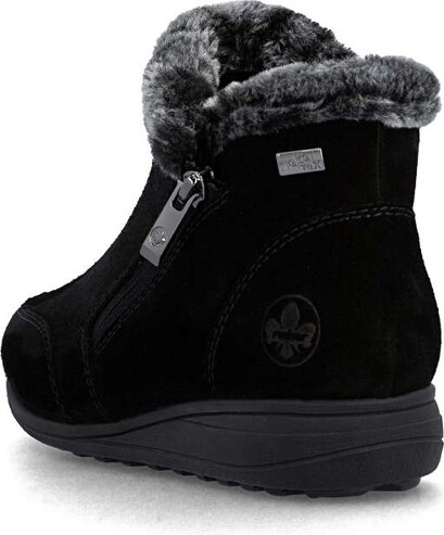 Dámska členková obuv RIEKER 47256-00 čierna W5