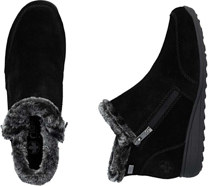 Dámska členková obuv RIEKER 47256-00 čierna W5