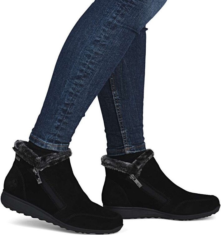 Dámska členková obuv RIEKER 47256-00 čierna W5