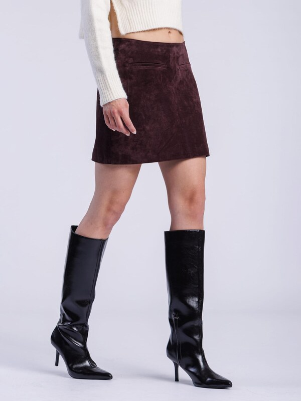 FREAKY NATION Sukňa bordová